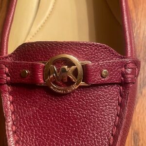 Michael Kors Wine Red Loafers Excellent used condition worn only a few times.